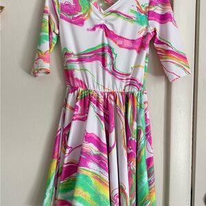 DOTDOT Smile Colorful Swirl Dress